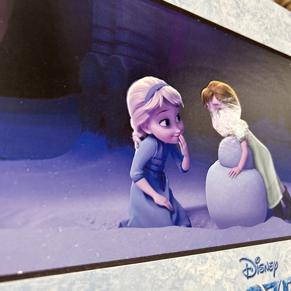 Disney Frozen 11x17 Hard Lithograph Art Print 4 Pictures Set Anna Elsa Olaf - Picture 5 of 14